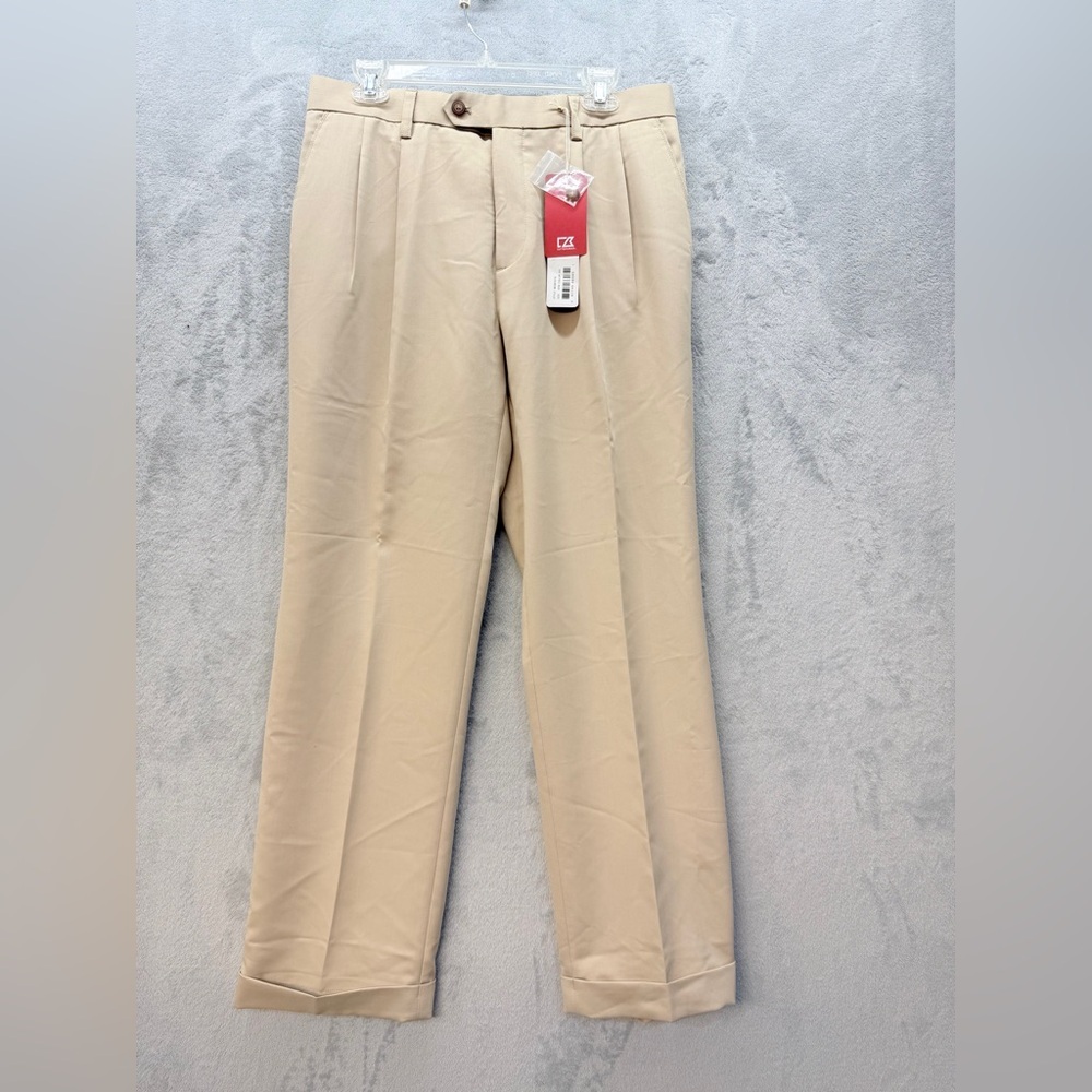 Cutter & Buck Men's Tan Chinos 32 x 30 New Pants